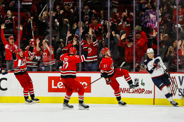 Svechnikov Leads Canes To 3-2 Win Over Blue Jackets
