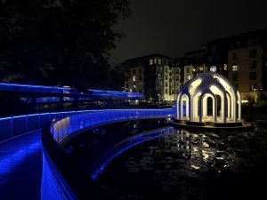 Downtown Cary Park After Dark (Photo Collection)