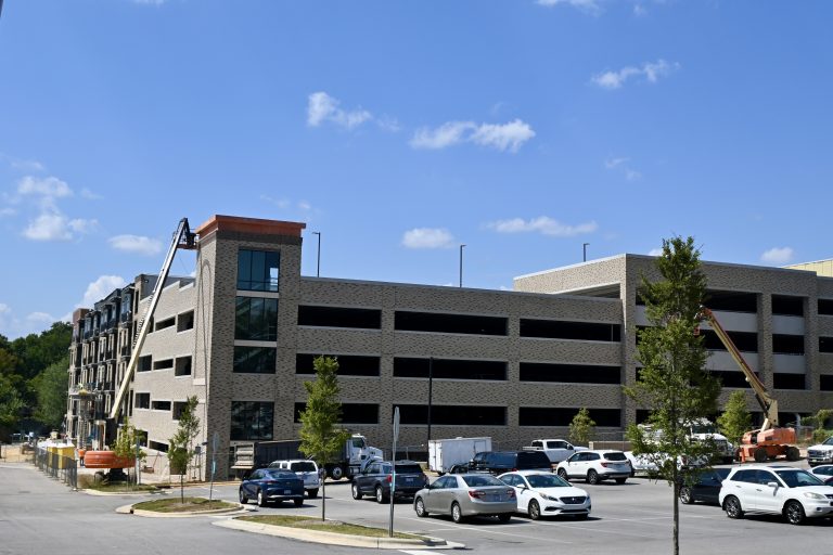 Two New Parking Decks Rising in Downtown Cary