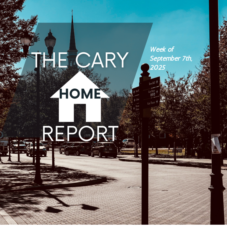 The Cary Home Report: Rates tick down as late-summer inventory holds steady
