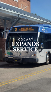 GoCary Expands Service – Fares Remain Free