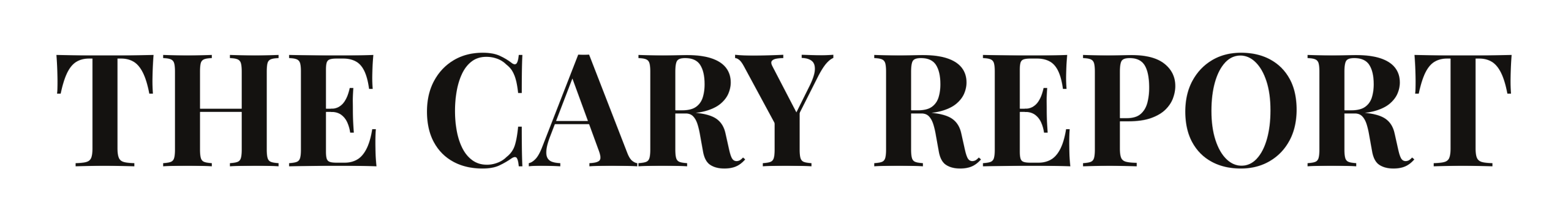 The Cary Report